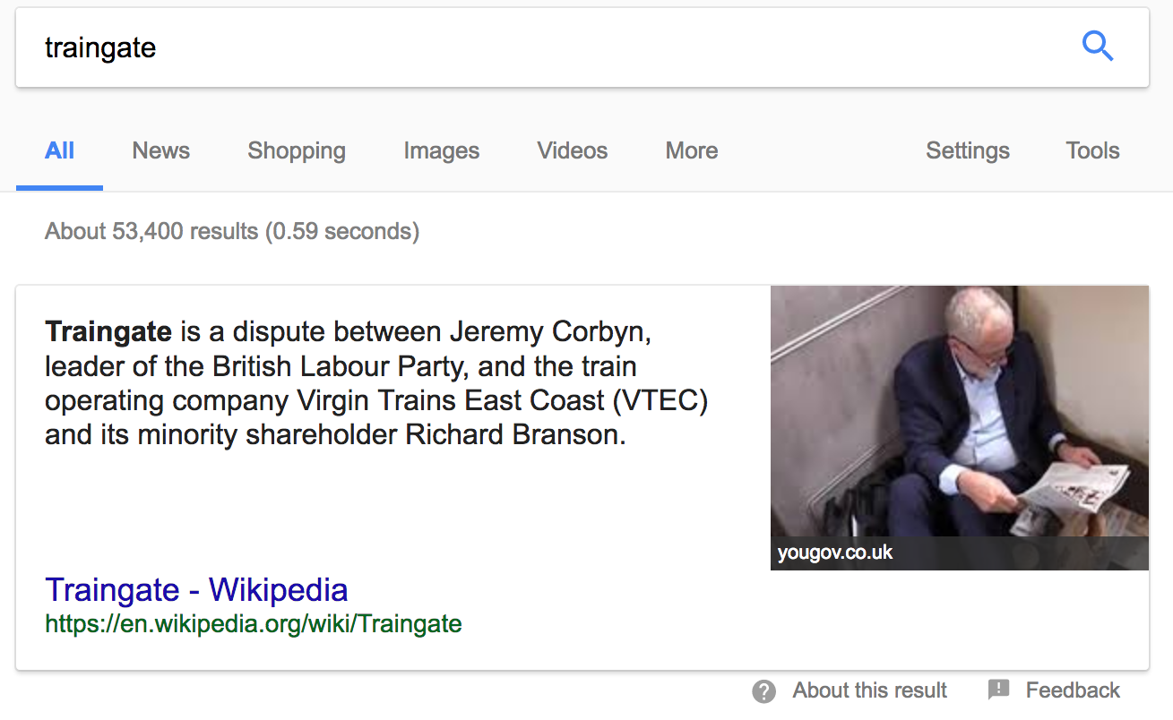 Jeremy Corbyn Traingate Wikipedia