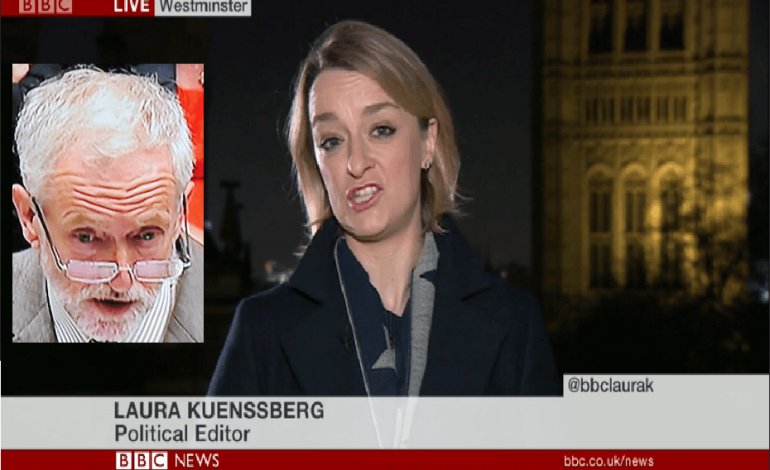 Laura Kuenssberg anti-Corbyn