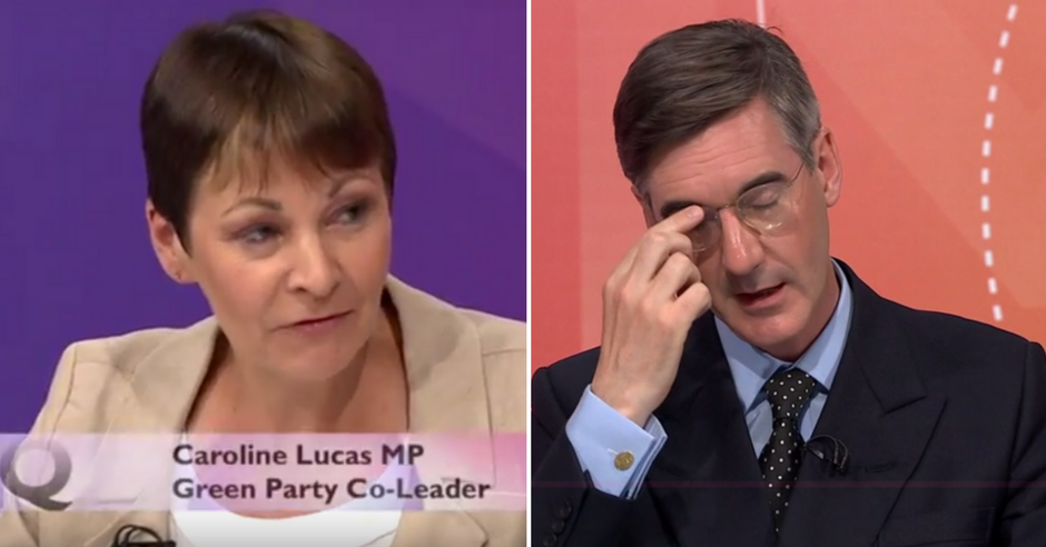 Caroline Lucas just utterly decimated Jacob Rees-Mogg's shamefully hypocritical tuition fee argument [Video]