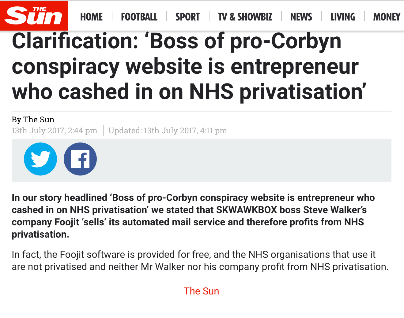 The Sun Skwawkbox Humiliating Apology