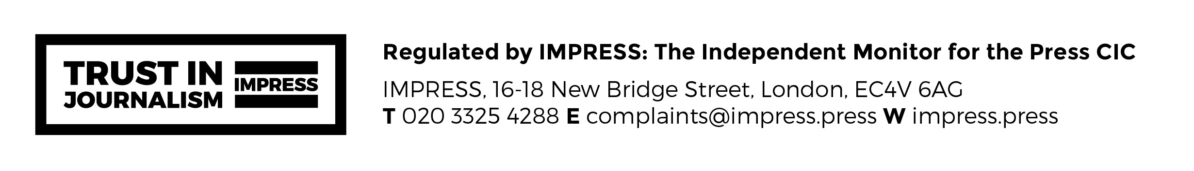 IMPRESS | Trust In Journalism