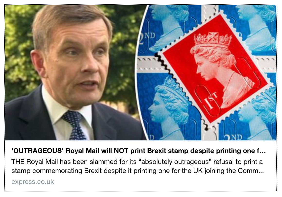 Dave Jones Royal Mail Outrageous