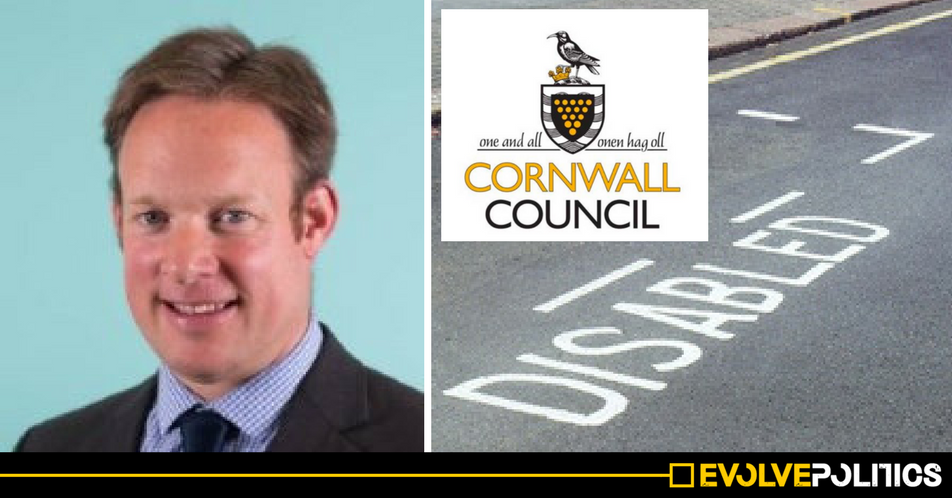 Cornwall Council charging disabled motorists £3,800 to paint a parking bay outside homes