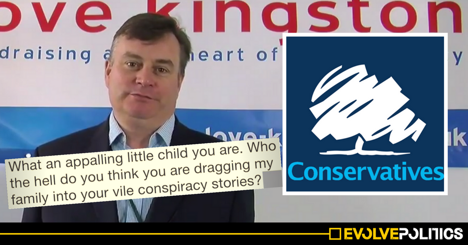 Tory labels 17 year-old sixth-former 'vile' 'appalling little child' for unearthing potential 'conflict of interest'