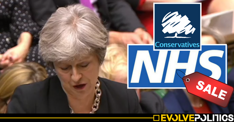 Theresa May just flat-out refused to rule out flogging off the NHS to US firms in post-Brexit trade deal