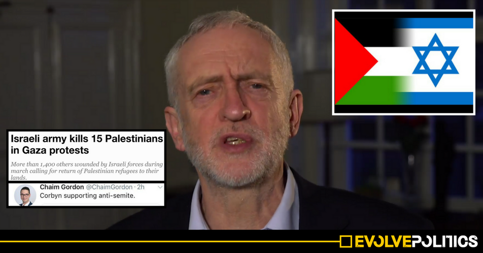 Israel just killed 15 Palestinian protestors - and a prominent Corbyn activist got called anti-Semitic for mentioning it