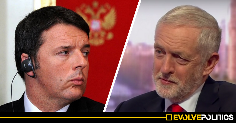 'Blairite' Italian leader who said Corbyn would be 'electoral suicide' for Labour QUITS after suffering electoral meltdown