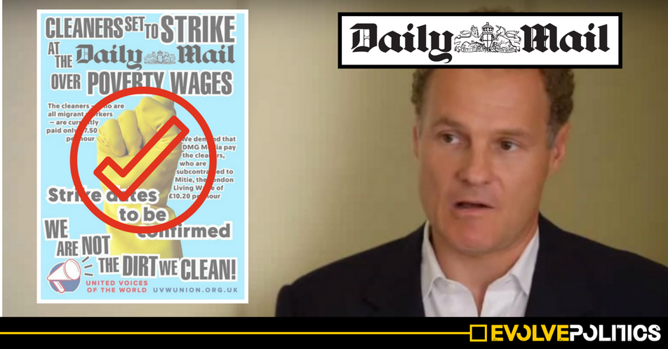 The Daily Mail's migrant cleaners just WON a monumental victory over the newspaper