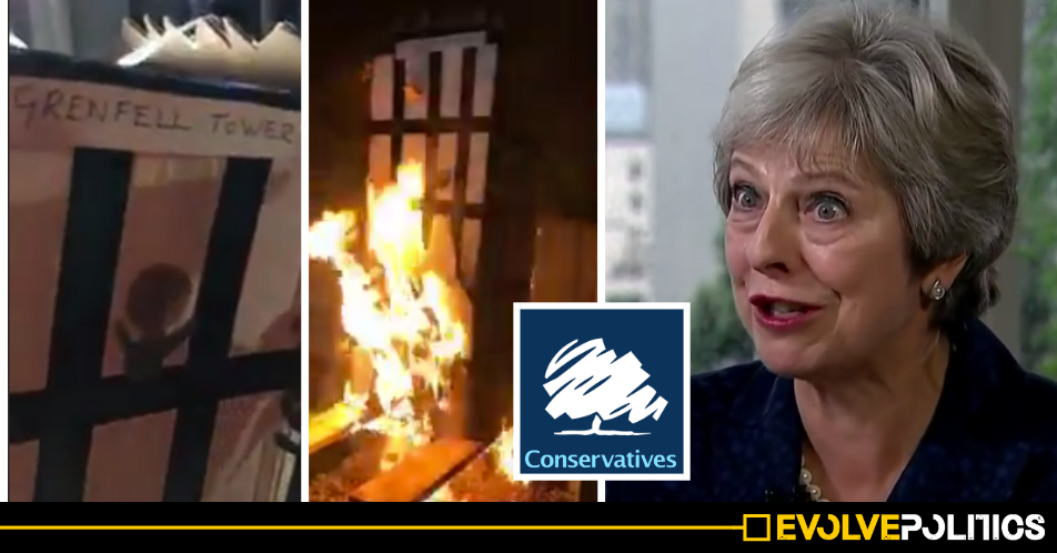 EXCLUSIVE: Grenfell Tower Effigy burning groups’ Conservative Party links revealed