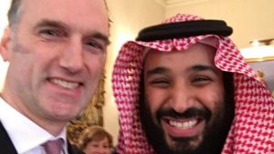 Leo Docherty and Mohammed Bin Salman