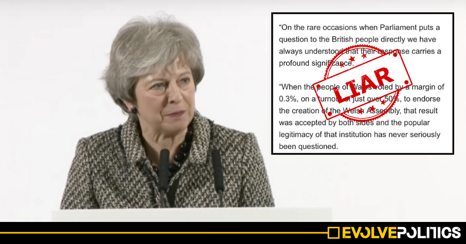 An astonishing lie in Theresa May's Stoke Brexit speech has been uncovered BEFORE she's even delivered it