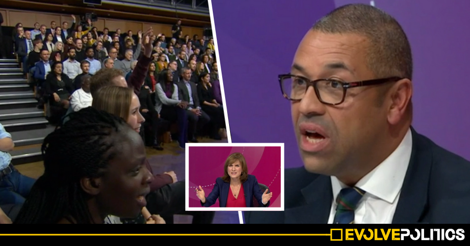 WATCH: Tory MP James Cleverly gets laughed at and booed by Question Time audience for ridiculous non-answer [VIDEO]