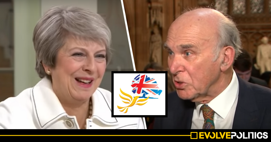 Liberal Democrat leader Vince Cable pledges to prop up Theresa May's Tory government in future confidence motions