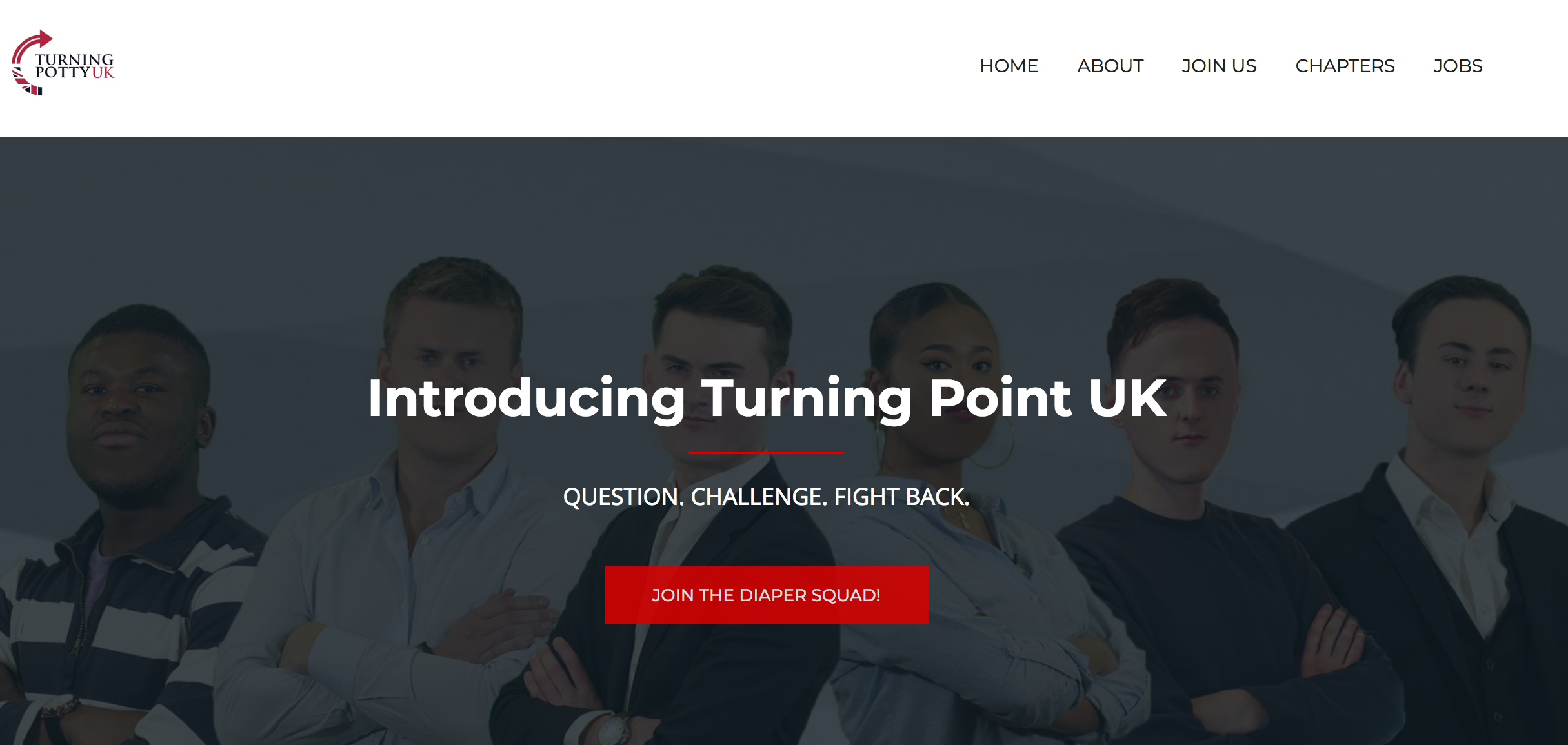Turning Point UK Spoof Website 1