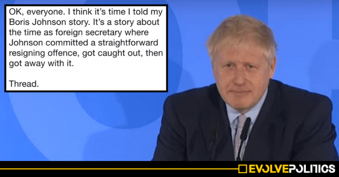 If you trust Boris Johnson to deliver Brexit, you might want to read this viral thread about his time as Foreign Secretary