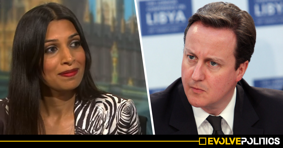 WATCH: Labour PPC Faiza Shaheen calls David Cameron a "tw*t" live on daytime BBC