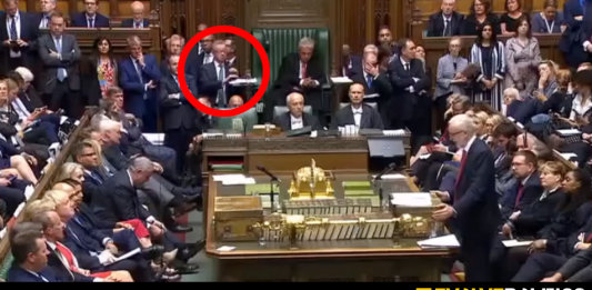 WATCH: Michael Gove accused of being 'drunk or on drugs' as he sways and stumbles during crucial Commons debate