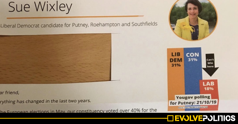 YouGov confirm the Lib Dems are now publishing entirely made-up polls on election leaflets